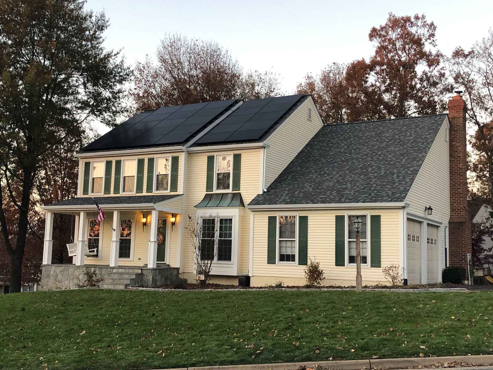 Virginia solar panel