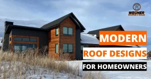 Modern roof designs for homeowners