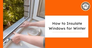 Window sealing techniques for insulation