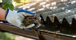 Seasonal gutter maintenance