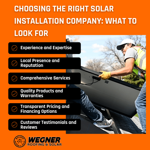 choosing the right solar installation company