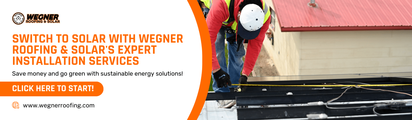 solar panel installation on roof