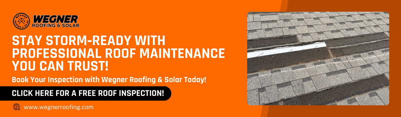 Professional roof maintenance to stay storm-ready in Sioux Falls by Wegner Roofing & Solar.