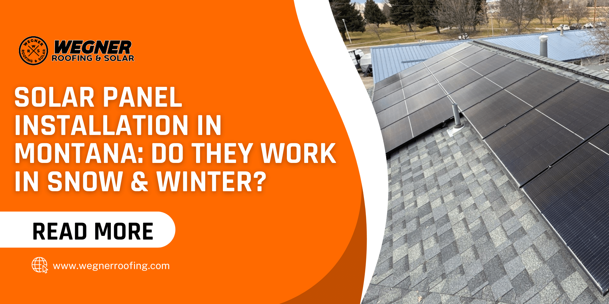Solar panel installation in Montana demonstrating winter-ready solar panels installed on a Billings home