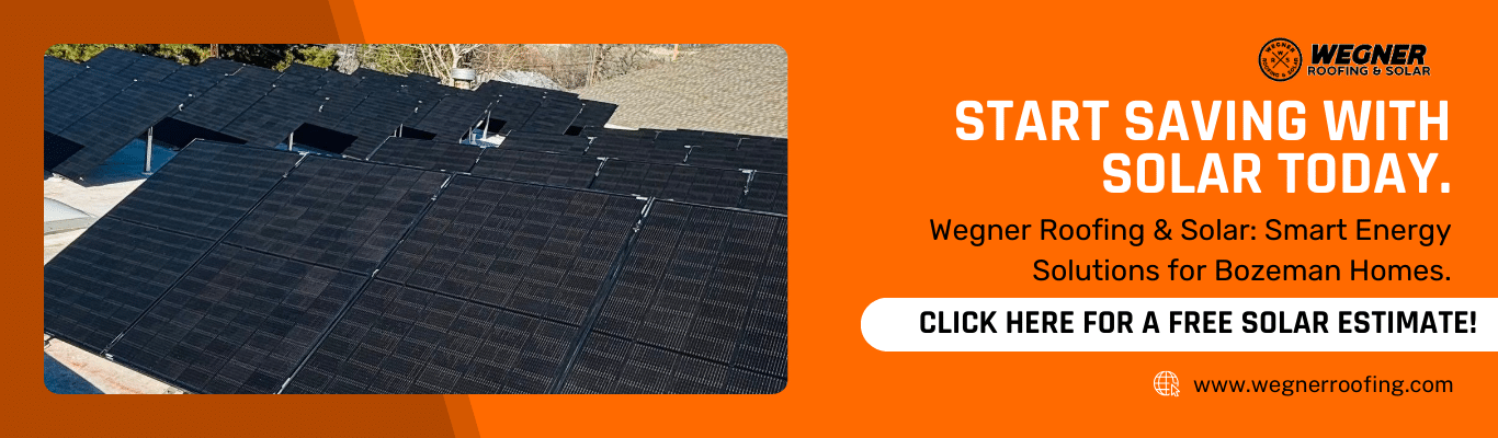 Solar installation in Bozeman rooftop system helping homeowners save on energy bills in Gallatin County