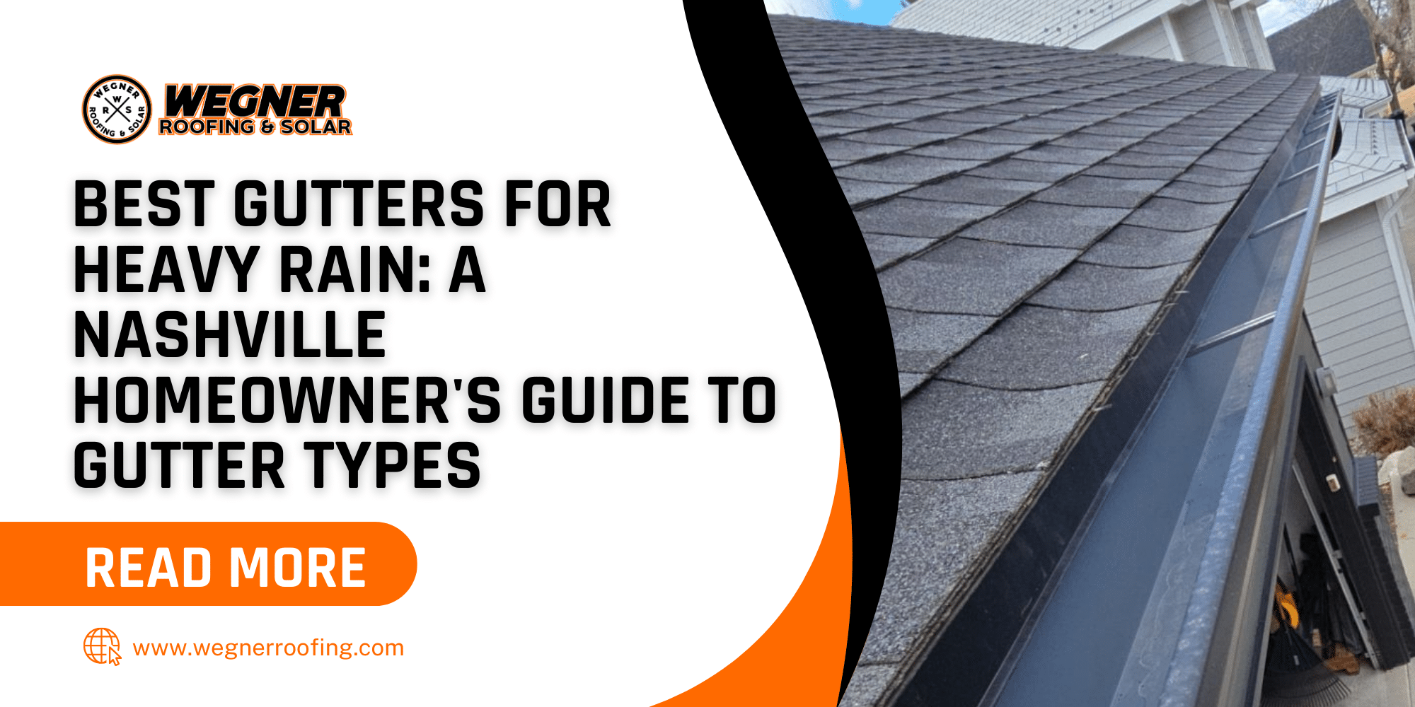 Best gutters for heavy rain on a Nashville home with seamless roof gutter installation
