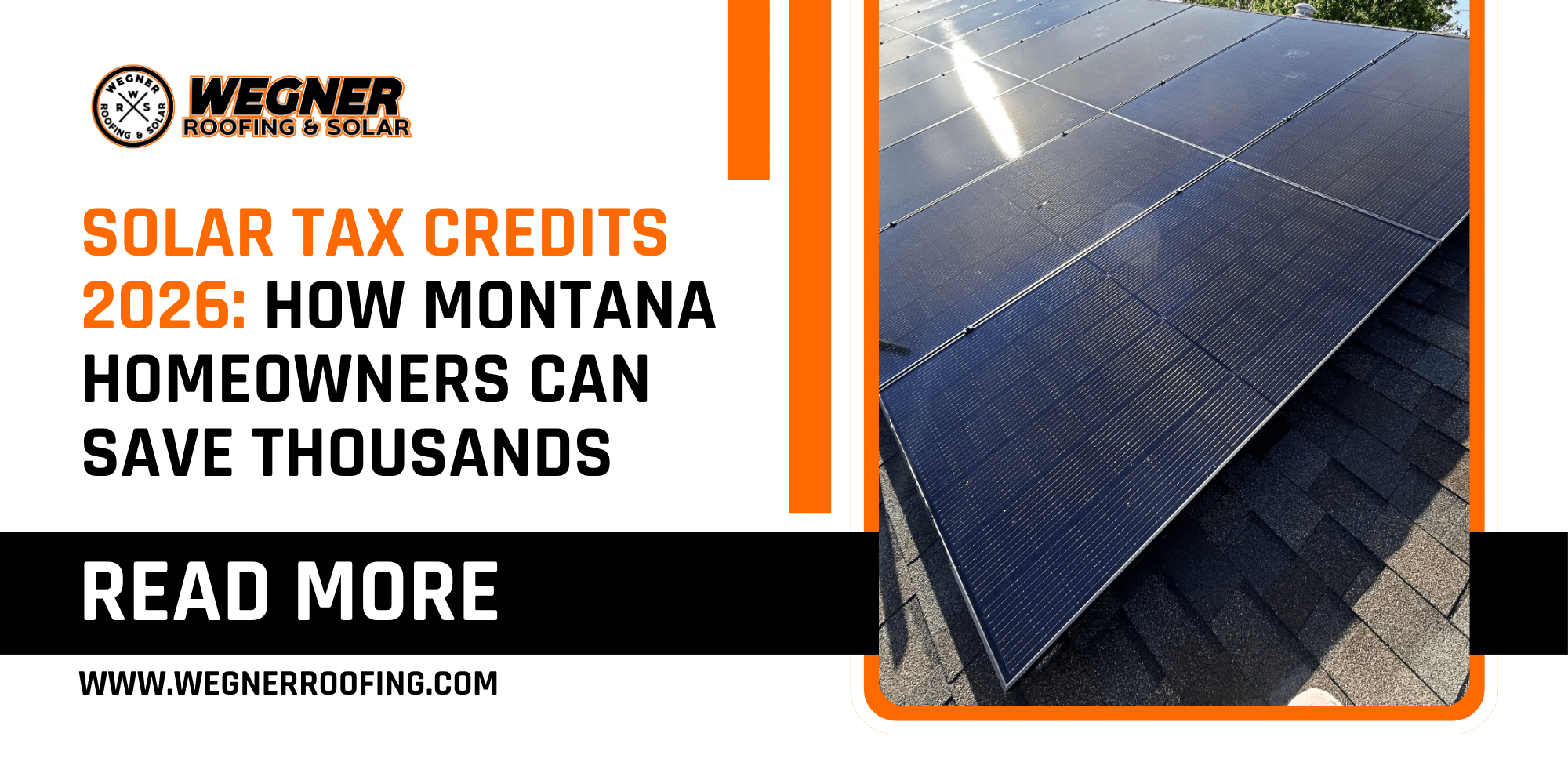 Banner for the guide on how Montana homeowners can save thousands using solar tax credits in 2026